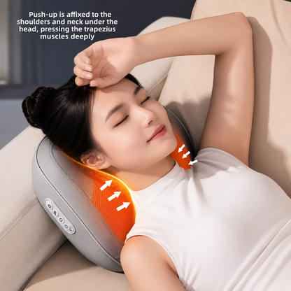 Multifunctional neck and shoulder massager with adjustable heat & massage functions