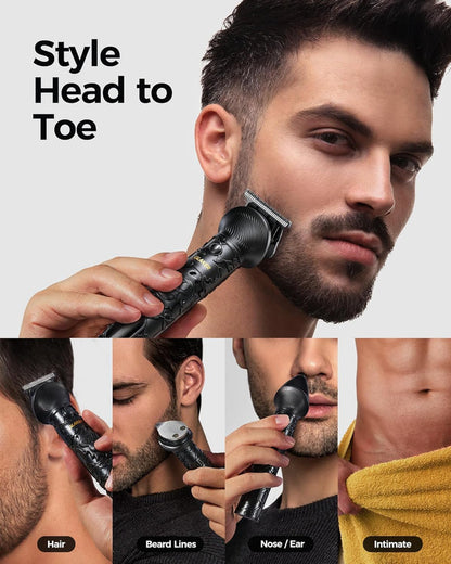 GLAKER Professional 17 in 1 Hair Clipper & Beard Trimmer Kit