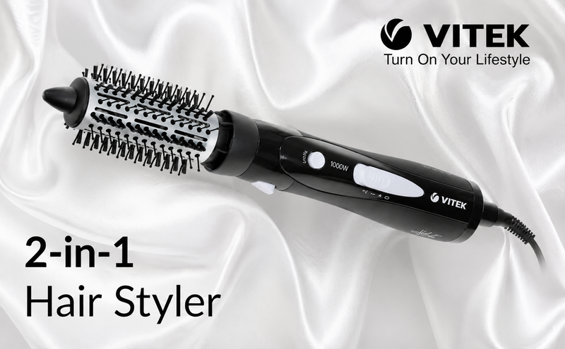 VITEK  2-in-1 Hot Air Styler & Hair Dryer Brush