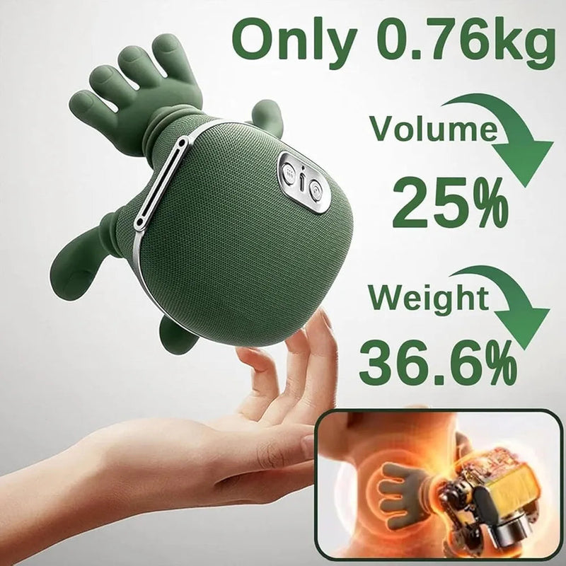 Hand Shaped Heated Neck & Shoulder Massager Therapy