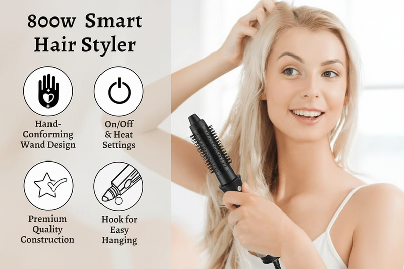 VITEK  2-in-1 Hot Air Styler & Hair Dryer Brush