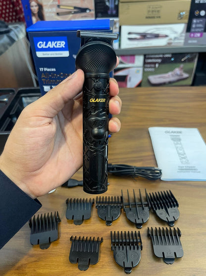 GLAKER Professional 17 in 1 Hair Clipper & Beard Trimmer Kit