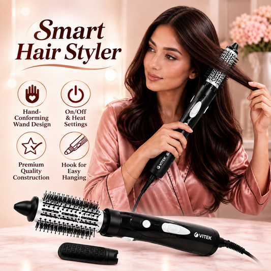 VITEK  2-in-1 Hot Air Styler & Hair Dryer Brush