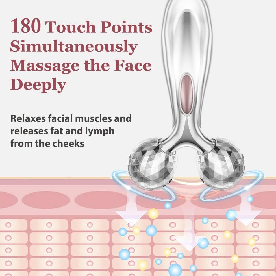 3D Face Massager, Body Slimming Roller Face Roller Sculpting Firmer Shaper Tighten Skin Care Tool