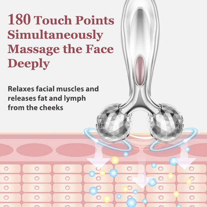 3D Face Massager, Body Slimming Roller Face Roller Sculpting Firmer Shaper Tighten Skin Care Tool
