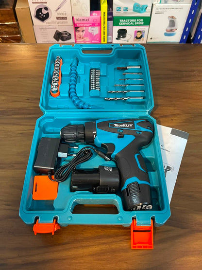 Moskiya Cordless Driver Drill 12V